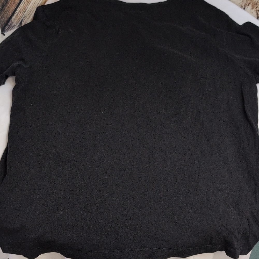 Michael Kors Black Tee With White Logo View 4